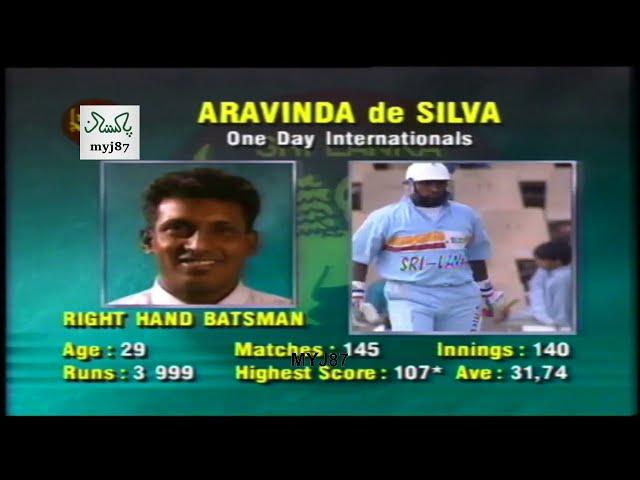 Arvinda Desilva Smashing Pakistani Pace Attack I 95 vs Pak at Centurion 1994