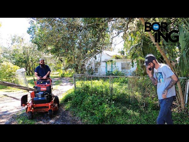 this GUY CALLED the OWNER because He was worried I was going TO MOW IT ALL DOWN