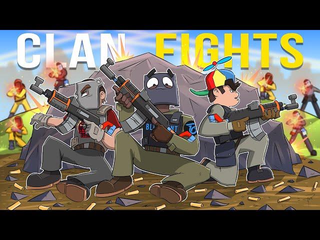 FIGHTING the DESERT CLAN as a TRIO (ft. Snuffy & Shacky) - Rust