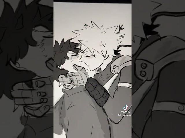 CREDITS TO @krispykoo on tiktok! #izukuxbakugou #anime #mha #myheroacademia #bkdk #bakudeku #deku