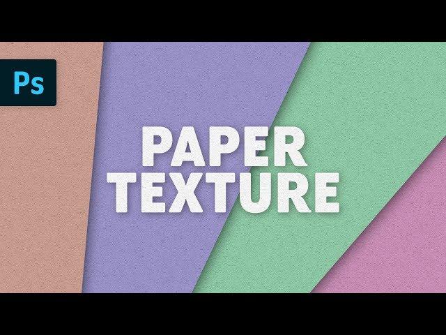 Paper Texture Effect | Photoshop Tutorial