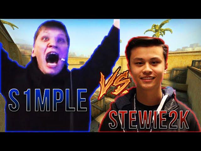 s1mple VS. stewie2K 1V1 BO3 AMAZING AIM BATTLE CS:GO (2016.01.19)