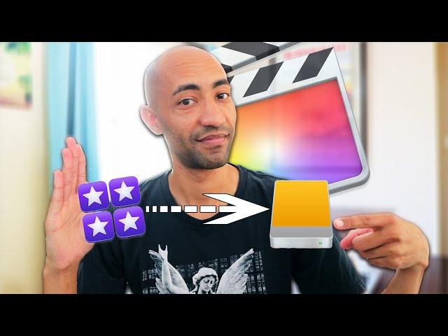 How To Save Your Final Cut Pro X Project to an External Hard Drive