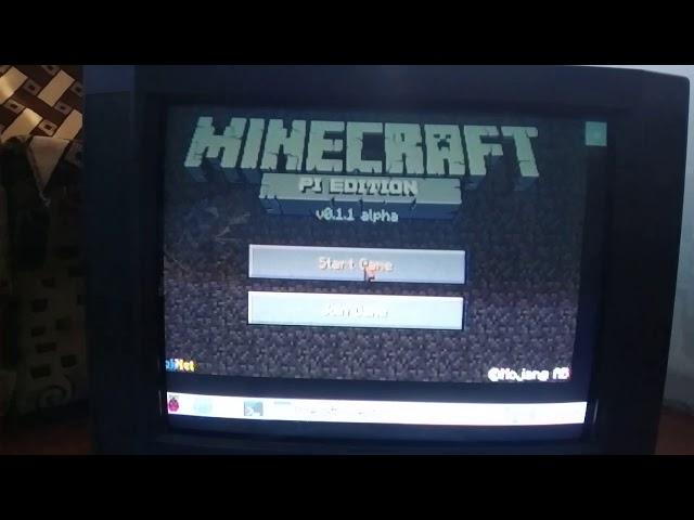 raspberry pi zero + ENC28J60 + TV RCA + telegram bot + Minecraft