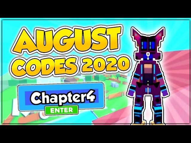 All "New Chapter 4 Working Codes 2020 in Roblox Kitty