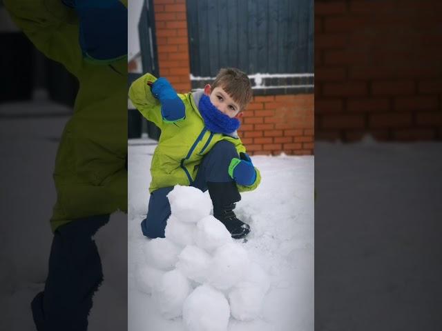 Oliver R Having Fun In The Snow