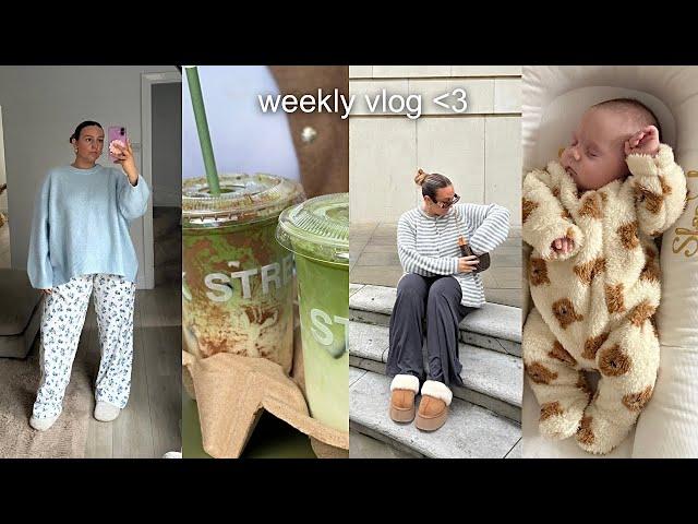 WEEKLY VLOG: newborn diaries + primark & skims haul + boo baskets + bestie bday + lash & brow appt