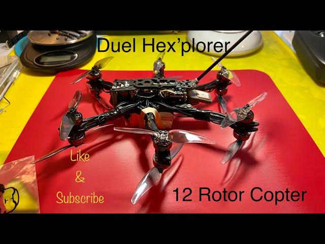 12 Motors on the FlyWoo Hexplorer