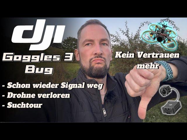 DJI wir müssen reden! | FPV Drohne verloren | Suchtour | Ich bin sauer | O3 Air Unit Dropout Problem