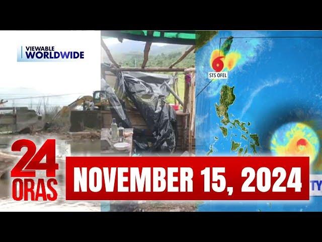 24 Oras Express: November 15, 2024 [HD]