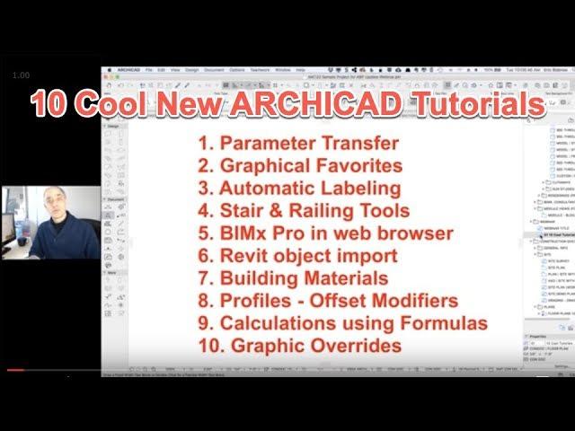 10 New ARCHICAD Tips | Best Practices Update Webinar