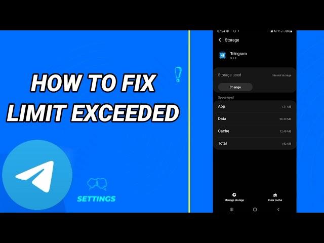 How To Fix Limit Exceeded On Telegram App