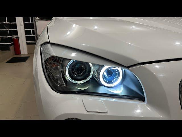 BMW X1 e84 - ремонт фар, замена линз, диодные Expression Drive