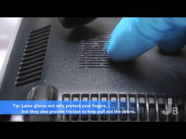 How to Clean a Laptop Fan Bay