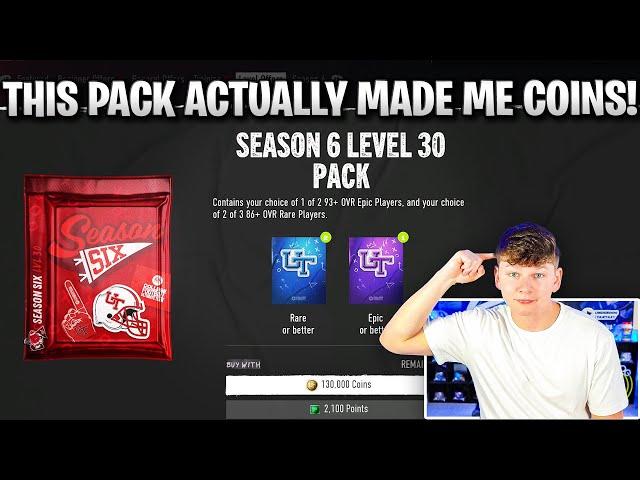 THIS PACK ACTUALLY MADE ME COINS! SEASON LEVEL 30 PACK AND CONTENT SCHEDULE!