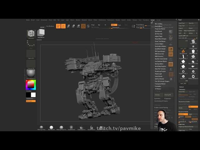 078 ZBrush ZRepeatIt Dynamic Off