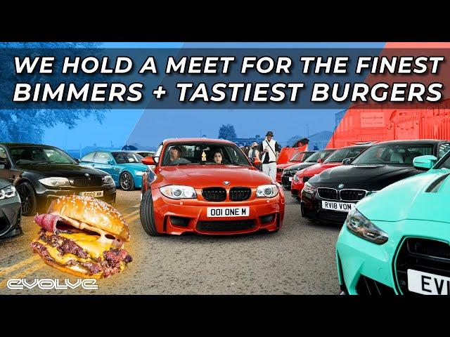 This is the Bimmers + Burgers meet at Evolve