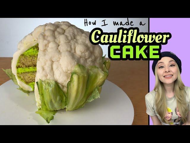 Making an epic HYPERREALISTIC Cauliflower CAKE