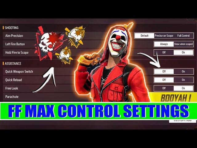 Control Setting Free Fire | Pro Player Setting Free Fire 2022 | Free Fire Setting | Free Fire | FF