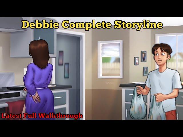 Debbie Complete storyline  || Debbie walkthrough || Summer time saga 