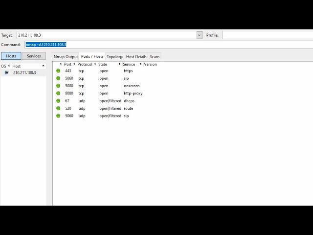 How to check all open ports on an ip address | NETVN