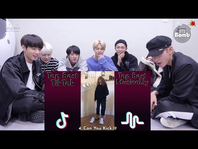 BTS REACTION "Top 10 TikTok Challenges In November 2018 (Week 2)"BTS 반응