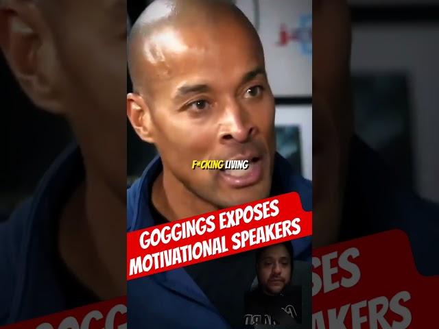 David Goggins Exposes Fake Motivational Speakers and Inspires Authenticity #viral #reels #trending