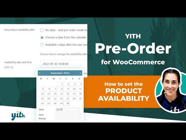 How to set the product availability - YITH Pre-Order for WooCommerce