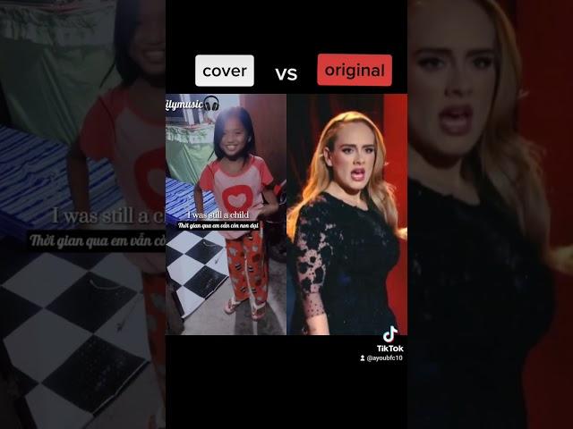 Easy on me - cover vs original