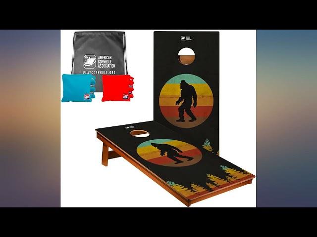 2x4 CP2 Professional Cornhole Boards with All Weather Gray and Black Bags - Outdoor review