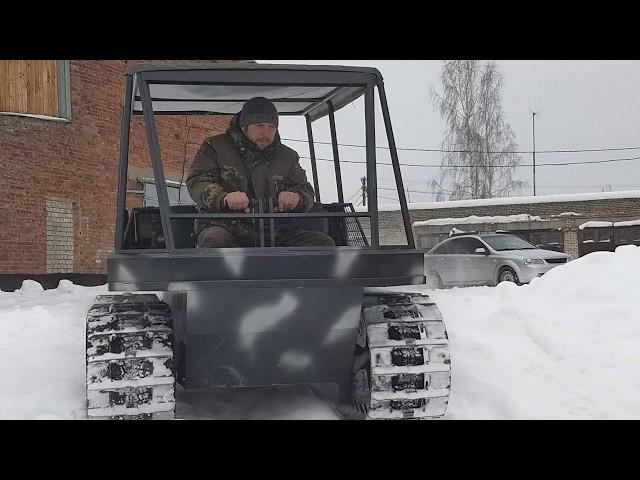 Обкатываем вездеход Добрыня Транспортер с дизельным двигателем