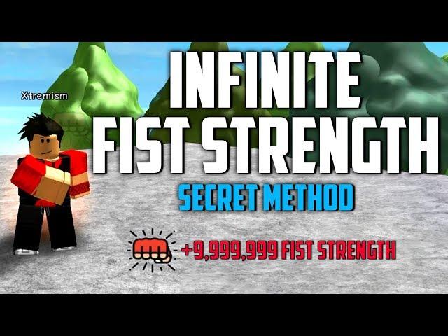 HOW TO GET INFINITE FIST STRENGTH | AFK FARMING IN ROBLOX SUPER POWER TRAINING SIMULATOR