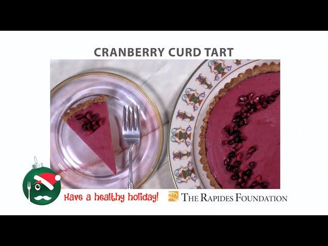 Cranberry Curd Tart