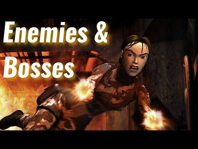 Tomb Raider 5 - All Enemies & Bosses