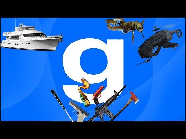 Обзор аддонов для Garry's mod #19 (Drivable Yacht, Airwatch, TFA NMRIH)