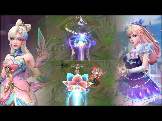 [Comparison] Celestial Embroidery Lux Mythic Chroma Vs Prestige Crystal Rose Lux  || LOL Wild Rift