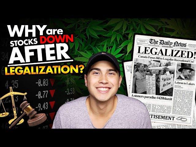 Marijuana Stocks DOWN AFTER LEGALIZATION!?