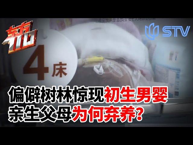 偏僻树林惊现初生男婴,亲生父母为何弃养？#东方110 FULL