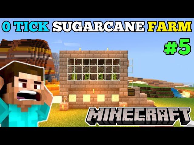 #5 | I Made Giant 0 Tick Sugarcane Farm | Season 2 | Op Shader | Ultra Bittu Gamerz