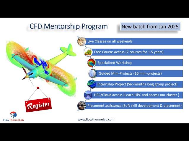 CFD Industry-ready Mentorship Program | Comprehensive training program with an internship project