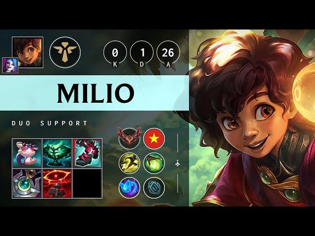 Milio Support vs Lulu - VN Grandmaster Patch 25.S1.1