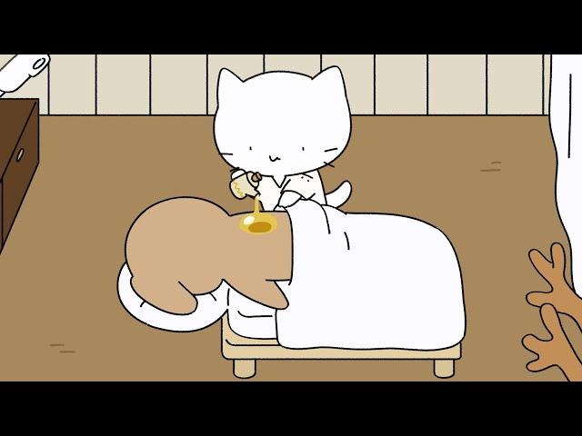 Cat's Winter Spa️ (ASMR Animation)