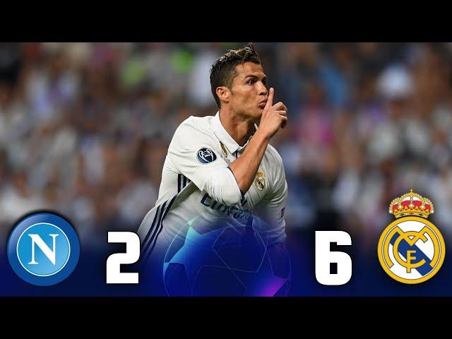 المباراه التي أسكت فيها رونالدو كل من شكك في قدراته|ريال مدريد 6-2 نابولي ⟩ دوري أبطال [2017]