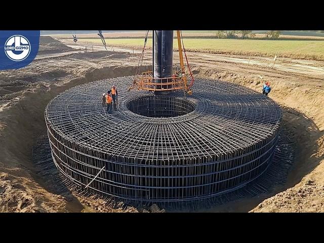 Wind Turbine Farm Built from Scratch | Engineering a Mega Structure!