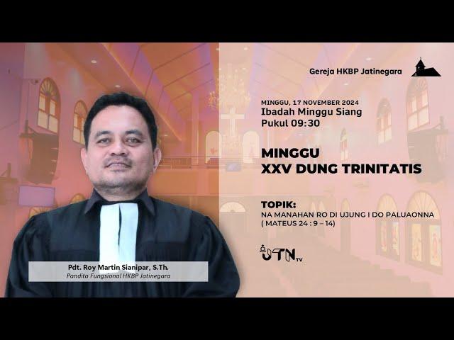 09:30 - Parmingguon Minggu, 17 Nopember 2024 - Live Streaming Bahasa Batak - Gereja HKBP Jatinegara