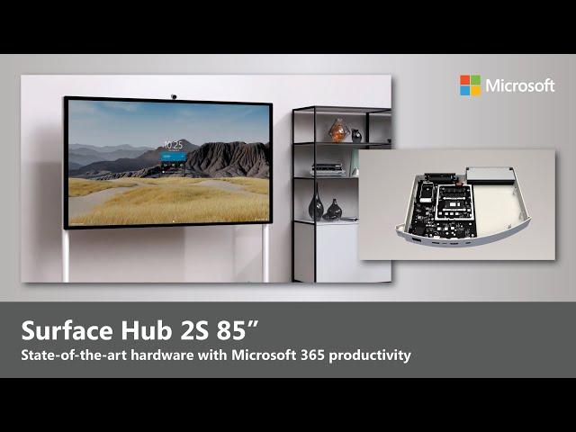 Microsoft Surface Hub 2S 85" | Designed for Strong Person-to-Person and Team Connection