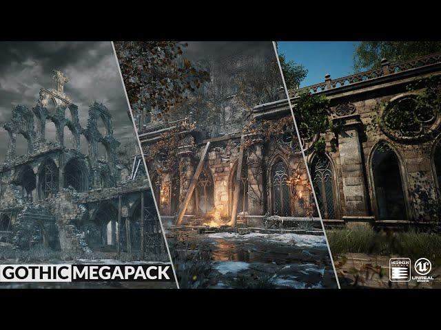 UE4 Gothic Megapack - Meshingun Studio [4K]