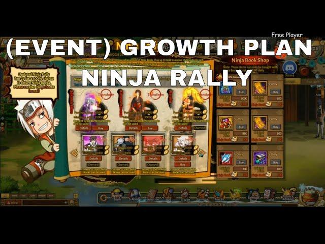 (EVENT) GROWTH PLAN | NINJA RALLY ► Unlimited  |Classic | Anime  | Ninja World Online