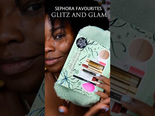 Loving the Sephora Favourites Glitz and Glam Set   #makeup #blackgirlmakeup #brownskinmakeup