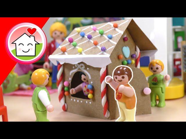 Playmobil Familie Hauser - das Riesenlebkuchenhaus - mit Anna im Kindergarten